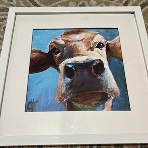 Cow Picture New with Tags